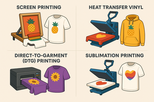 What are the top 4 fashion printing methods?