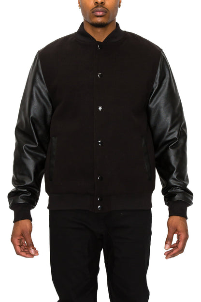 Varsity Jacket - Wool / PU