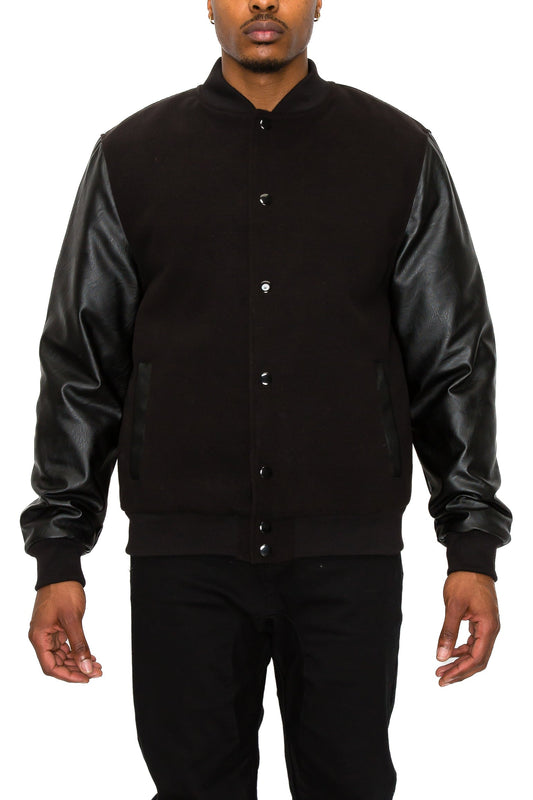Varsity Jacket - Wool / PU