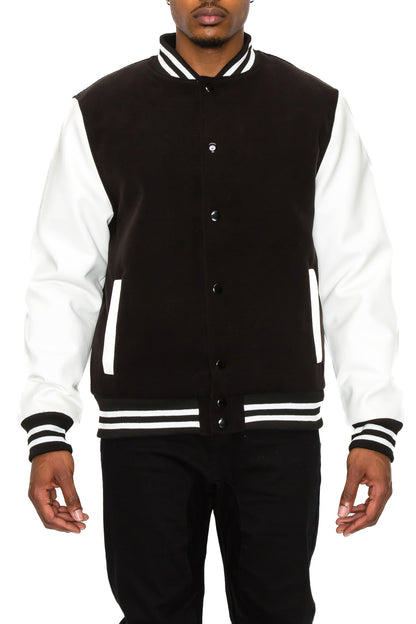 Varsity Jacket - Wool / PU