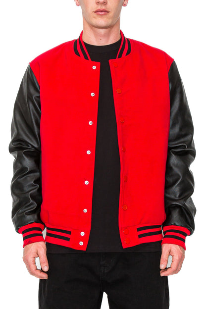 Varsity Jacket - Wool / PU